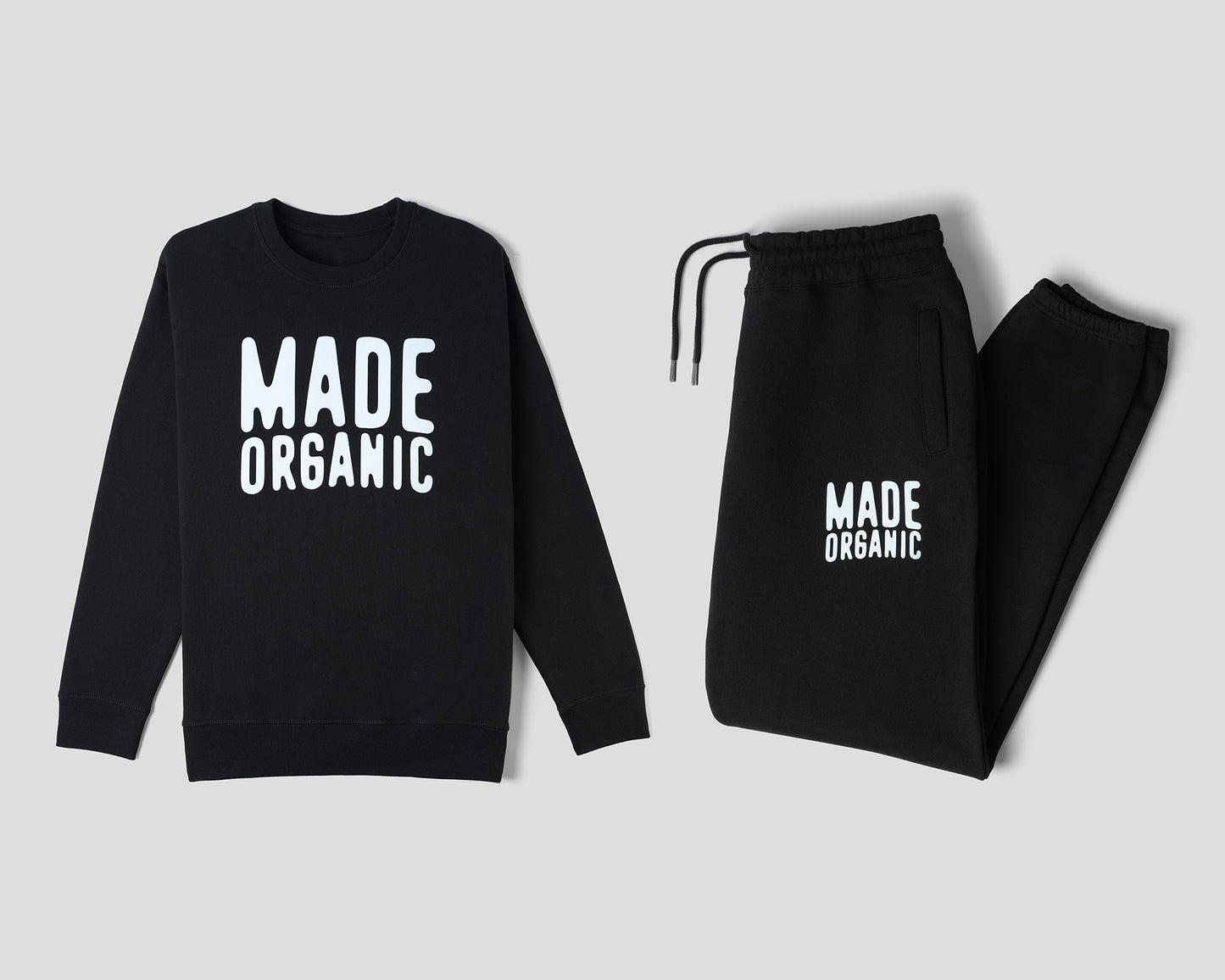 Made Organic Crewneck Sweatshirt - Black