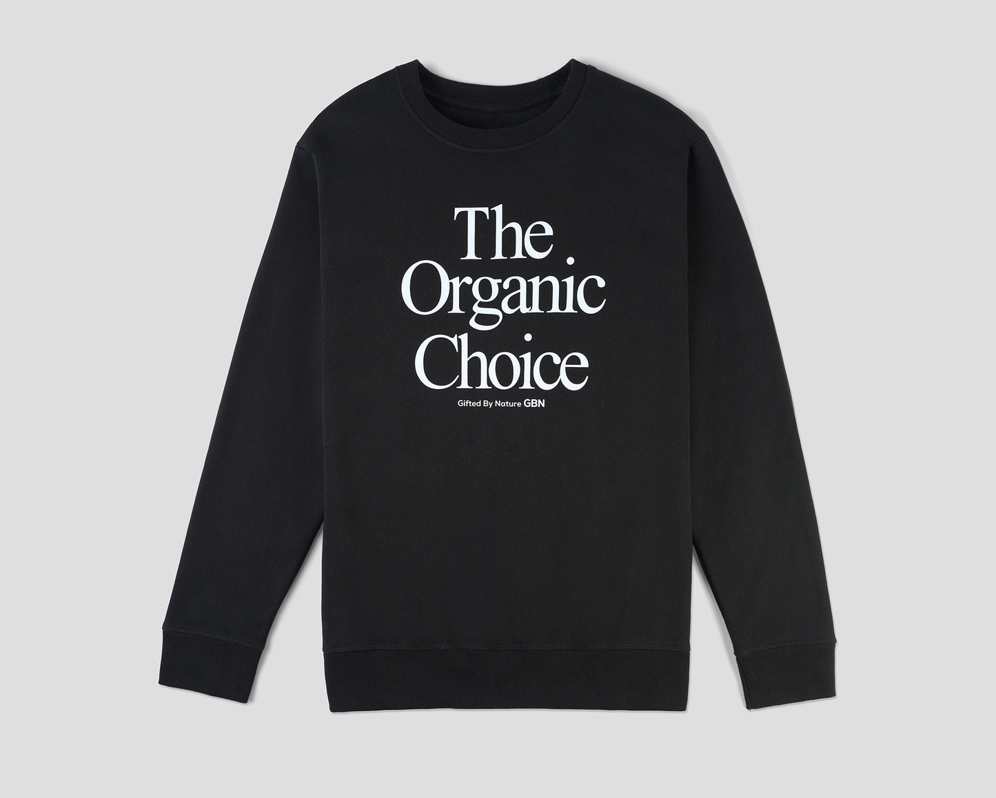 The Organic Choice Crewneck Sweatshirt - Black