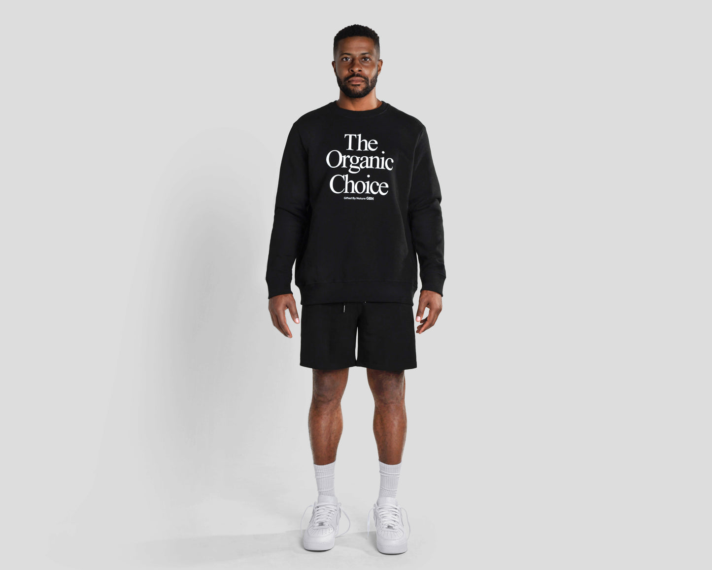 The Organic Choice Crewneck Sweatshirt - Black