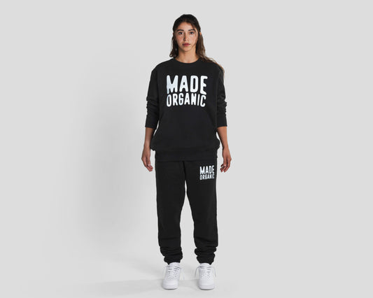 Made Organic Crewneck Sweatshirt - Black