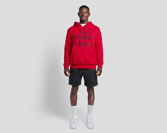 The Organic Choice Hoodie - Red